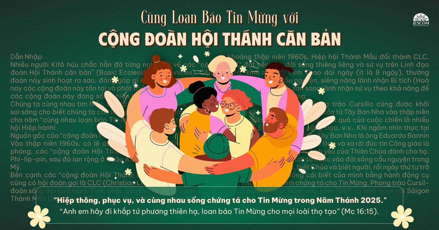 Cùng Loan Báo Tin Mừng với Cộng Đoàn Hội Thánh Căn Bản