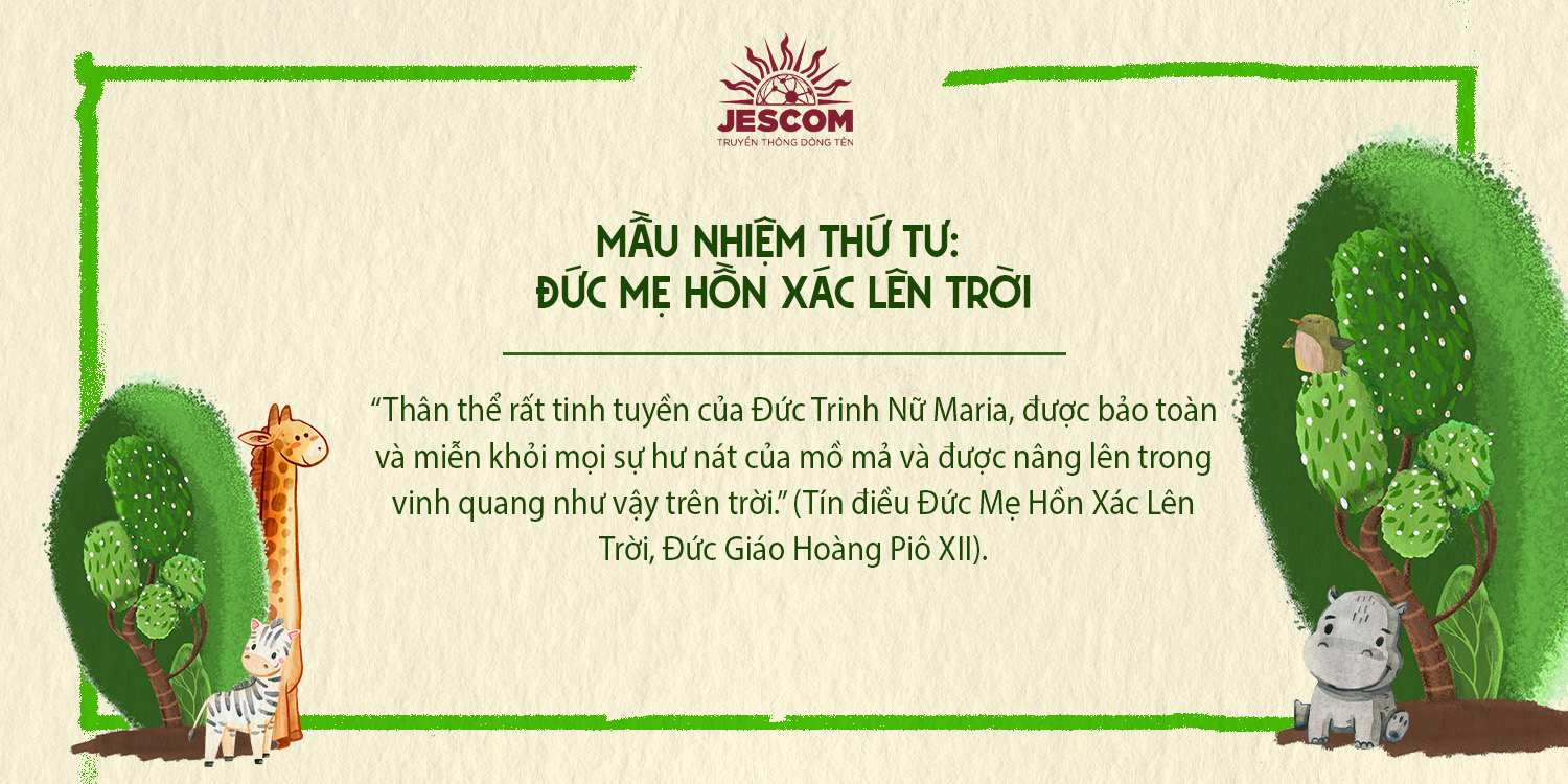 [Chuỗi Mân Côi Laudato Sí ] – Mầu Nhiệm Mừng - Thứ Tư: Đức Mẹ Hồn Xác Lên Trời