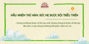 [Chuỗi Mân Côi Laudato Sí ] – Mầu Nhiệm Mừng - Thứ Năm: Đức Mẹ Được Đội Triều Thiên