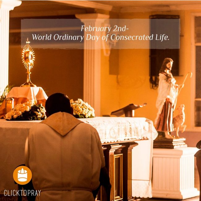 Cầu Nguyện cho Ngày Đời Sống Thánh Hiến