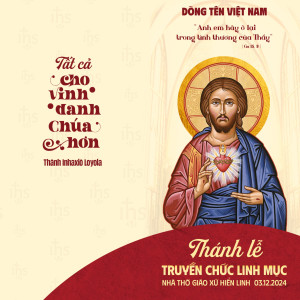 Thông báo: Thánh Lễ Truyền Chức Linh Mục Dòng Tên năm 2024